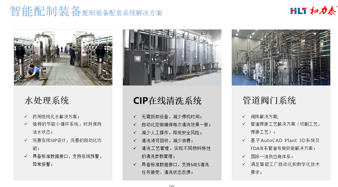 智能配制装备配制装备配套系统解决方案